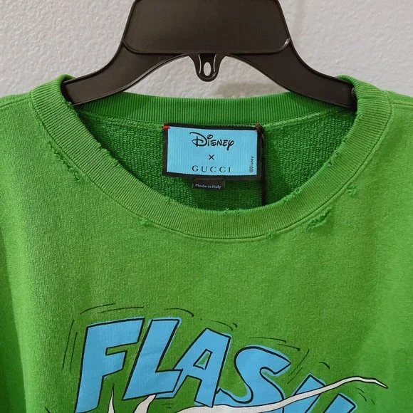 HOST PICK Gucci x Disney Donald Duck Sweatshirt in Green NEW WITH TAGS - Picture 2 of 6
